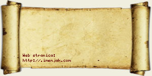 Jakša Mečanin vizit kartica